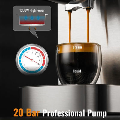 20 Bar Italian Espresso Maker Smart Coffee Makers Cappuccino Fully Automatic Espresso Coffee Machine With Milk