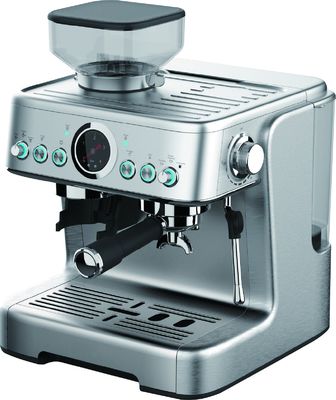 20 Bar Italian Express Espresso Machine Brushed Stainless Steel Housing
