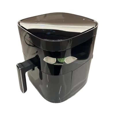 Digital Touch 6l Electric Air Fryer Oven Stainless Steel Multifunctional Small Smart Square Healthy For Household Use