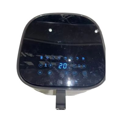 Digital Touch 6l Electric Air Fryer Oven Stainless Steel Multifunctional Small Smart Square Healthy For Household Use