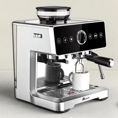 Anbo Touchscreen Italy ULKA Pump Multifunctional Espresso Coffee Maker Machine With Grinder