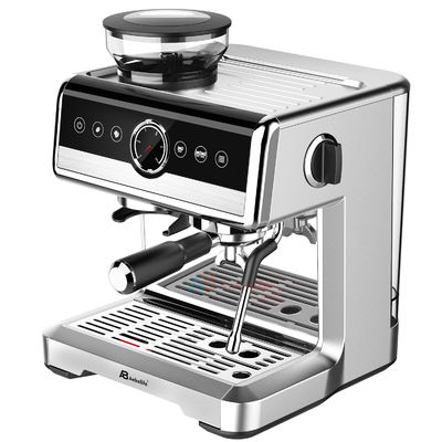 Anbo Touchscreen Italy ULKA Pump Multifunctional Espresso Coffee Maker Machine With Grinder
