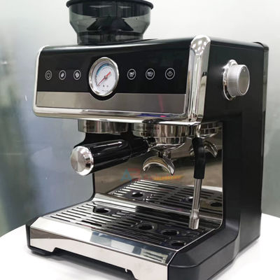 Anbo Touchscreen Italy ULKA Pump Multifunctional Espresso Coffee Maker Machine With Grinder