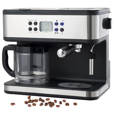 Anbo Touchscreen Italy ULKA Pump Multifunctional Espresso Coffee Maker Machine With Grinder