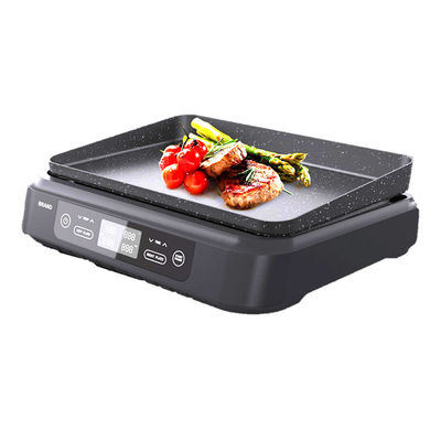 2 Slice Deep Xxl Grill Sandwich Maker Adjustable Temperature Control Detachable Electric Power Source Ptfe Household Use