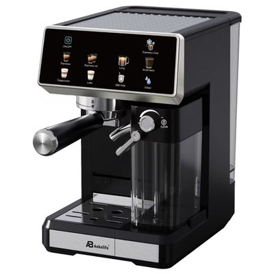 Anbo Big Touch Screen Control Cappuccino Espresso Coffee Machine Multifunctional With Grinder