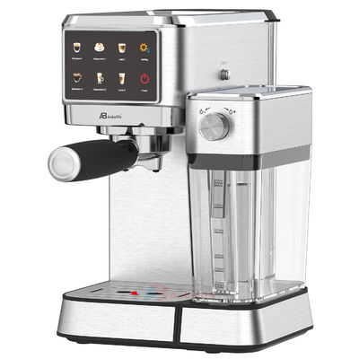 Anbo Big Touch Screen Control Cappuccino Espresso Coffee Machine Multifunctional With Grinder