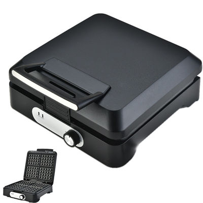 2 Slice Electric Indoor Waffle Maker With Deep Cooking Plates Thicker Fluffier Waffles Special Design No-Mess Moat Household Use