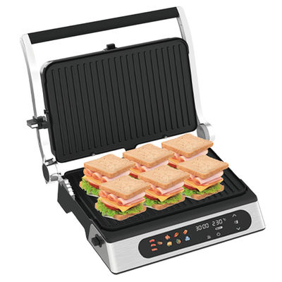 2200w Detachable 4/6 Slice Panini Maker With Probe