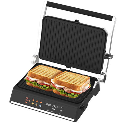 2200w Detachable 4/6 Slice Panini Maker With Probe