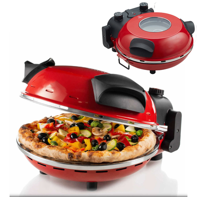 1400W Electric Pizza Maker with Non-Stick Aluminum Plate
