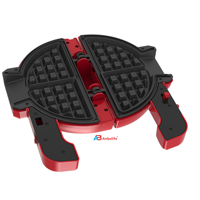 Anbolife Mini Waffle Maker with Non-Stick Teflon Coating