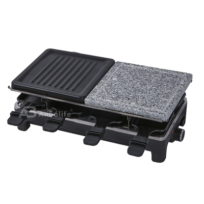 Anbolife 1500W Electric Raclette Grill with Non-Stick Surface