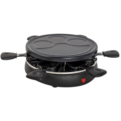 Anbolife 1500W Electric Raclette Grill with Non-Stick Surface