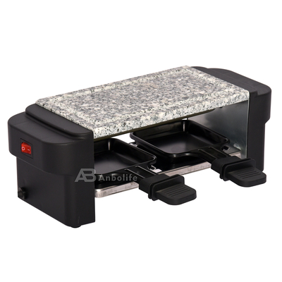Anbolife 1500W Electric Raclette Grill with Non-Stick Surface