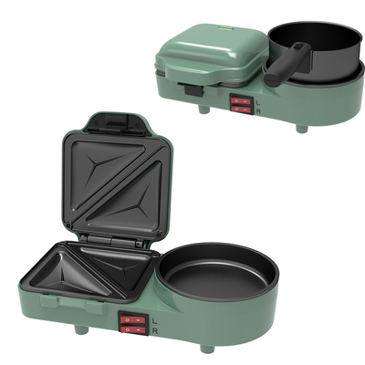 ANBOLIFE 1500W Smokeless Electric Raclette Grill with Non-Stick Plates