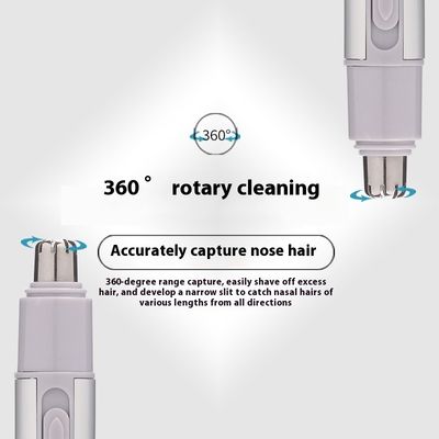 ANBOLIFE Electric Nose Hair Trimmer with USB Power Source and 1 Year Warranty for Men - Plastic Nose Hair Shaver