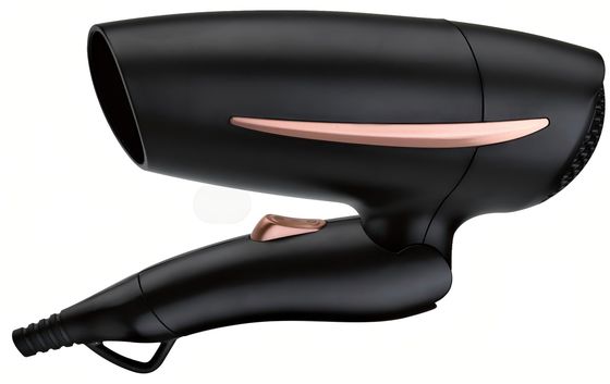 1200W 220-240V Dual Voltage Travel Hair Dryer with 1 Year Warranty Compact Foldable Handle for Salon and Home Use