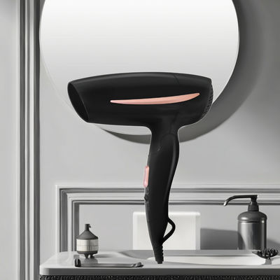 1200W 220-240V Dual Voltage Travel Hair Dryer with 1 Year Warranty Compact Foldable Handle for Salon and Home Use