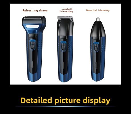 ANBOLIFE 3-in-1 Multifunctional Electric Shaver with 90 Min Runtime and 1 Year Warranty for Men's Grooming