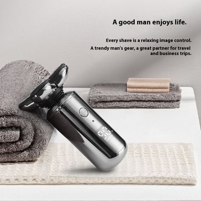 ANBOLIFE Smart Five-Blade Rechargeable Electric Shaver with Digital Display USB Powered and Free Spare Parts for Men