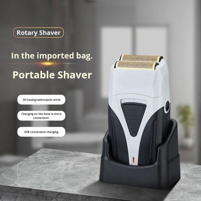Rechargeable Electric Shaver with 1200mAh Battery and Digital Display for Men's Grooming