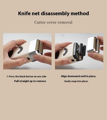 Rechargeable Electric Shaver with 1200mAh Battery Free Spare Parts and Plastic Housing for Men's Face Shaving