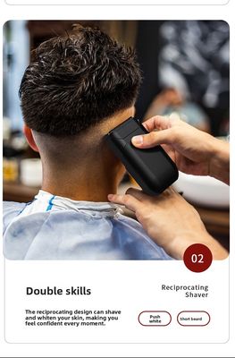 5V Power Twin Blade Electric Razor with Plastic Housing for Men's Body Shaving