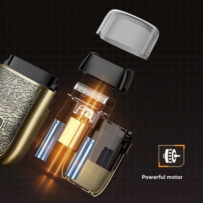 Professional Men's Electric Shaver with 500mAh Battery Stainless Steel Blades and Full Body Wash