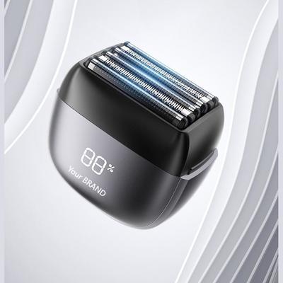 ANBOLIFE 6 Blade Electric Razor with Magnetic Suction and Lithium Battery 900mAh - IPX7 Waterproof Foil Shaver for Men