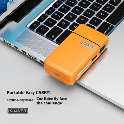 Mini Portable Electric Shaver with 1.5 Hours Charging Time Free Spare Parts and Plastic Housing for Men