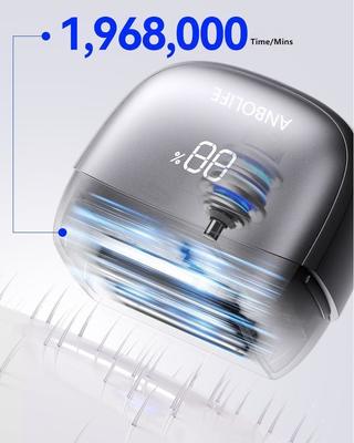 ANBOLIFE 6 Blade Electric Razor with Magnetic Suction and Lithium Battery 900mAh - IPX7 Waterproof Foil Shaver for Men