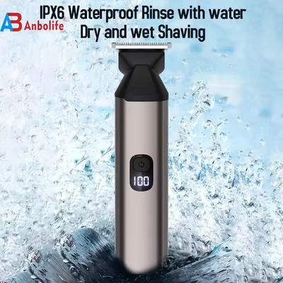 6 in 1 Multifunctional Electric Hair Clipper with IPX7 Waterproof and 1.5h Charging Time for Men's Grooming