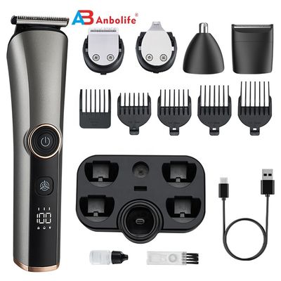 Professional Hair Clipper and Grooming Kit with 600mAh Battery 1.5h Charging Time and IPX7 Waterproof