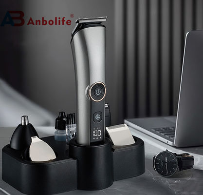 Professional Hair Clipper and Grooming Kit with 600mAh Battery 1.5h Charging Time and IPX7 Waterproof