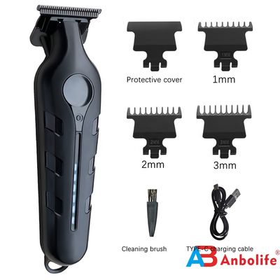 Professional Hair Trimmer with 150min Runtime 1200 mAh Li-Ion Battery and 2h Charging Time for Household Hotel and Commercial Use