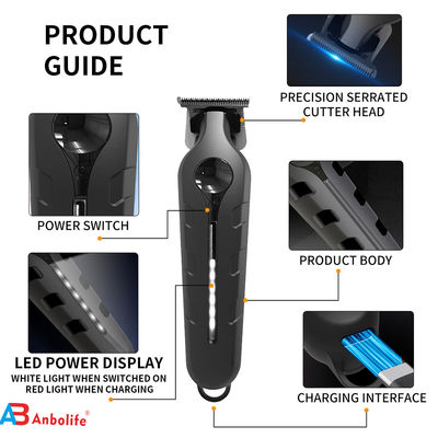 Professional Hair Trimmer with 150min Runtime 1200 mAh Li-Ion Battery and 2h Charging Time for Household Hotel and Commercial Use