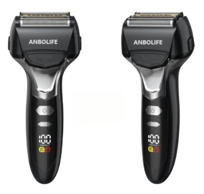 Men's Shaver Electric Razor with 1000mAh Battery Floating Blade and Transparent Design for Smooth Shaving