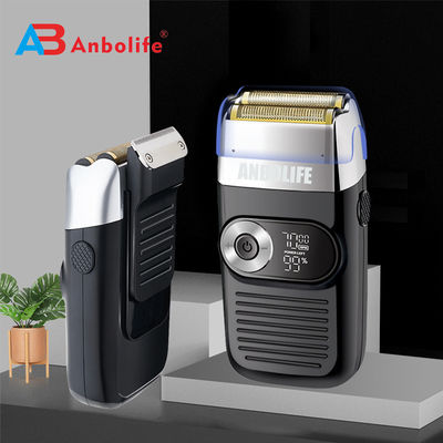 IPX7 Waterproof Men's Electric Razor with 600mAh Battery and 60-90min Working Time for Full Body Use