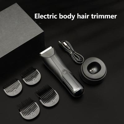 Cordless Men's Body Groomer with 600 mAh Battery 61–90 min Runtime and 6500 rpm Motor for Smooth Grooming