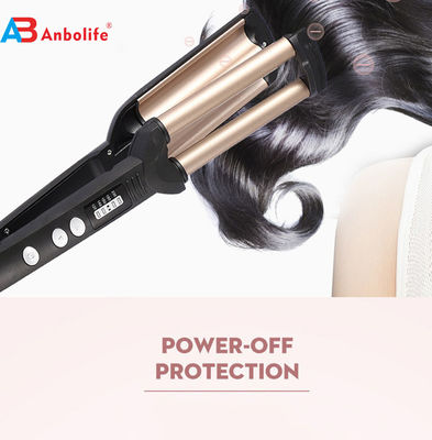 Professional Hair Curler with 5 Temperature Levels 120-200℃ Range and 52W Power for All Hair Types
