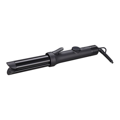 Professional Hair Curler and Straightener with Rotary Adjustment Gear LED Display and 5 Temperature Settings