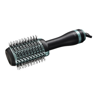 1300W Dual Voltage Hot Air Brush with 3 Temperature Adjustment Levels for Professional Hair Styling