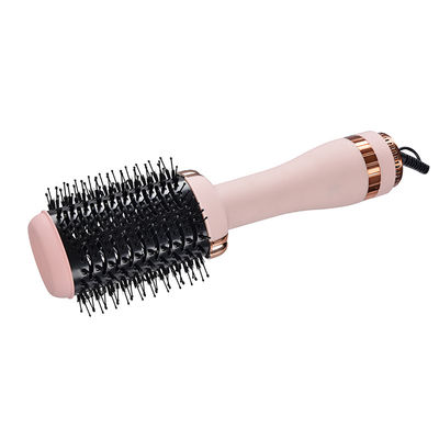 1300W Dual Voltage Hot Air Brush with 3 Temperature Adjustment Levels for Professional Hair Styling