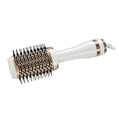 1300W Dual Voltage Hot Air Brush with 3 Temperature Adjustment Levels for Professional Hair Styling