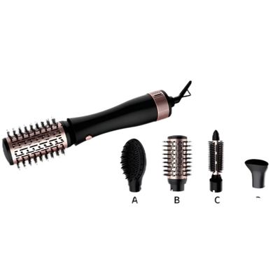 1200W Power Hair Dryer Brush with 3 Temperature Levels and 220~240V Voltage for Easy Hair Styling
