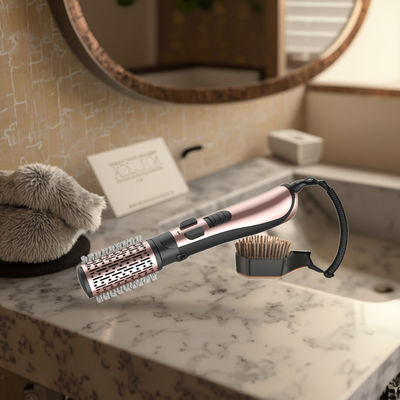 1200W Power Hair Dryer Brush with 3 Temperature Levels and 220~240V Voltage for Easy Styling