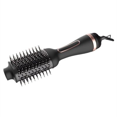 Multifunction Electric Hair Dryer Brush with Oval Barrel for Easy Styling at Home Salon or Travel