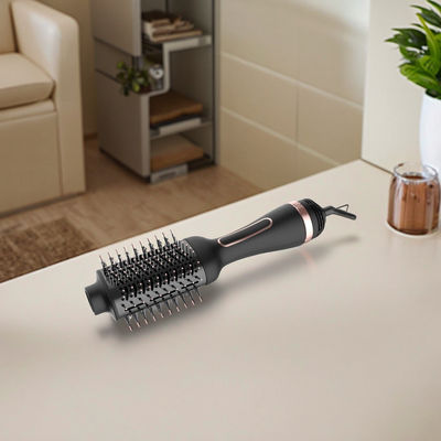 Multifunction Electric Hair Dryer Brush with Oval Barrel for Easy Styling at Home Salon or Travel