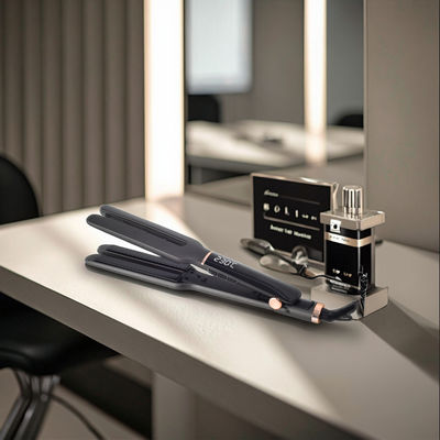 Extra Long Floating Plate Hair Straightener with 10 Heat Settings and 13.7*110mm Ceramic Plates